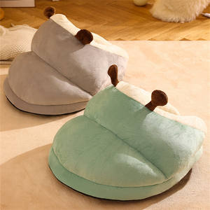 Zapatillas de invierno para perros, cama nido para mascotas para cachorros y gatos, sofá suave para interiores, alfombrilla para dormir, perrera, cama cálida para perros y gatos - Product Image 3