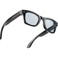 Lunettes Intelligentes IA Tendance avec Caméra 8MP, Traduction WiFi, Étanche IPX-5, Grande Autonomie, Photochromiques, Verres Rouges, Contrôle Tactile via App