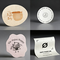 Autocollants en papier texturé imprimés sur mesure pour emballages de gobelets à café et de produits de boulangerie