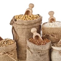 Vente en gros Sac de riz en toile de jute 50kg Sacs de jute Sacs de jute Sacs d'emballage de charbon de bois Farine en poudre