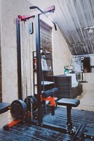 Equipo de Fitness 2 en 1 de baja fila, Cable extraíble, máquina de ejercicio, RUIBU-2010 de gimnasio