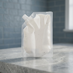 Pochette à bec verseur personnalisée avec bouchon pour l'emballage de jus, purée et sauces – Pochette à bec verseur alimentaire liquide haut de gamme à haute barrière - Product Image 2