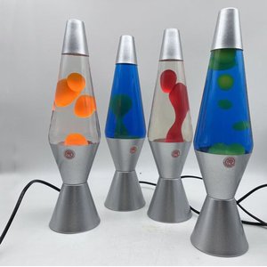 Base di metallo lampade cera lampade <span class=keywords><strong>Lava</strong></span> vulcanica Creative LED luce da tavolo Decorative lampade a LED luci meduse colorate decorazione camera da letto - Product Image 4