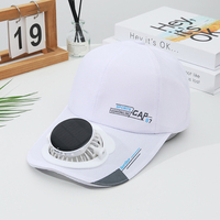 Gorra de Béisbol Personalizada con Energía Solar, Recargable, con Mini Ventilador, Sistema de Refrigeración, Protección Solar para Deportes al Aire Libre, Regalo Promocional