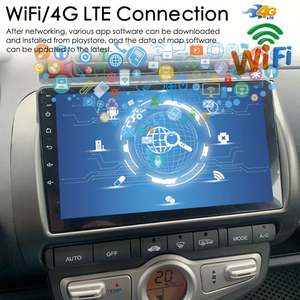 Autoradio 2Din Android 13 avec 128 Go de ROM pour Honda Jazz City 2004-2007, navigation GPS, écran tactile, lecteur multimédia vidéo pour voiture - Product Image 6