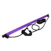 BEONE Barre de Pilates et Yoga Portable Réglable avec Bandes de Résistance – Modèle BE-PD006 – Offre Spéciale