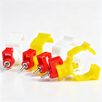 Nouveau Distributeur d'Eau Automatique à Tête Unique en Plastique Jaune pour Poulets et Volailles, Vente en Gros Usine