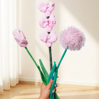 Fleurs de lys artificielles en tissu, décorations florales en peluche pour tables basses de salon, arrangements floraux et ornements