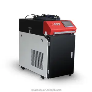 Mesin las perhiasan portabel 2000w, mesin las logam serat laser harga pabrik alat las kecil portabel