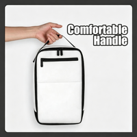 Golf-Schuhtasche, Unisex, Nylon, großes Fassungsvermögen, tragbare Aufbewahrungstasche für Sportschuhe mit Reißverschluss, Vordertasche mit gewebtem Griff