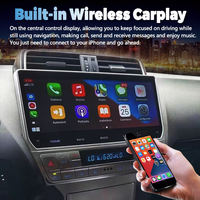 Pour Toyota Prado 2017-2020 écran tactile 12.3 "Android 13 lecteur DVD de voiture GPS Navigation voiture vidéo Carplay Wifi 4G DSP