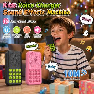 Macchina per Effetti Sonori, Regalo Scherzo, Pulsante con 16 Effetti, Telecomando, Mini Riproduttore di Effetti Sonori, Giocattolo per Bambini per Scherzi di Halloween - Product Image 1