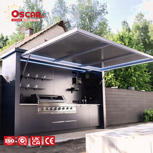 Steel 304 Outdoor Kitchen with Marble Top Custom - Made Eu - Certified Stable Quality Patio Backyard Picnics Outdoor Kitchen - Product Image 1