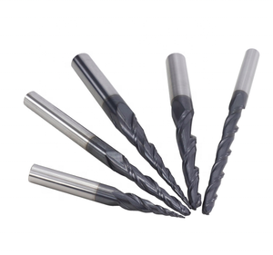 LISCA – fraises à bout conique en carbure massif, 2 cannelures, fraises à graver HRC55 CNC, fraises à graver sur bois et <span class=keywords><strong>métal</strong></span> - Product Image 5