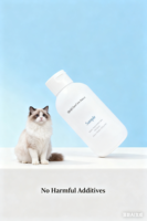 Shampoo pour chien naturel 60 ml, extraits de plantes pures, formule certifiée biologique et écologique, lavage doux pour les chiens, utilisation en salle de bain