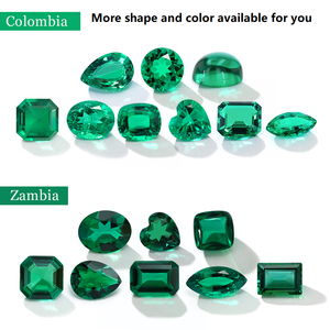 พลอยสังเคราะห์ทรงรีจากห้องปฏิบัติการ ยี่ห้อ Starsgem รุ่น Hydrothermal Emerald คุณภาพระดับแซมเบียและโคลอมเบีย - Product Image 5