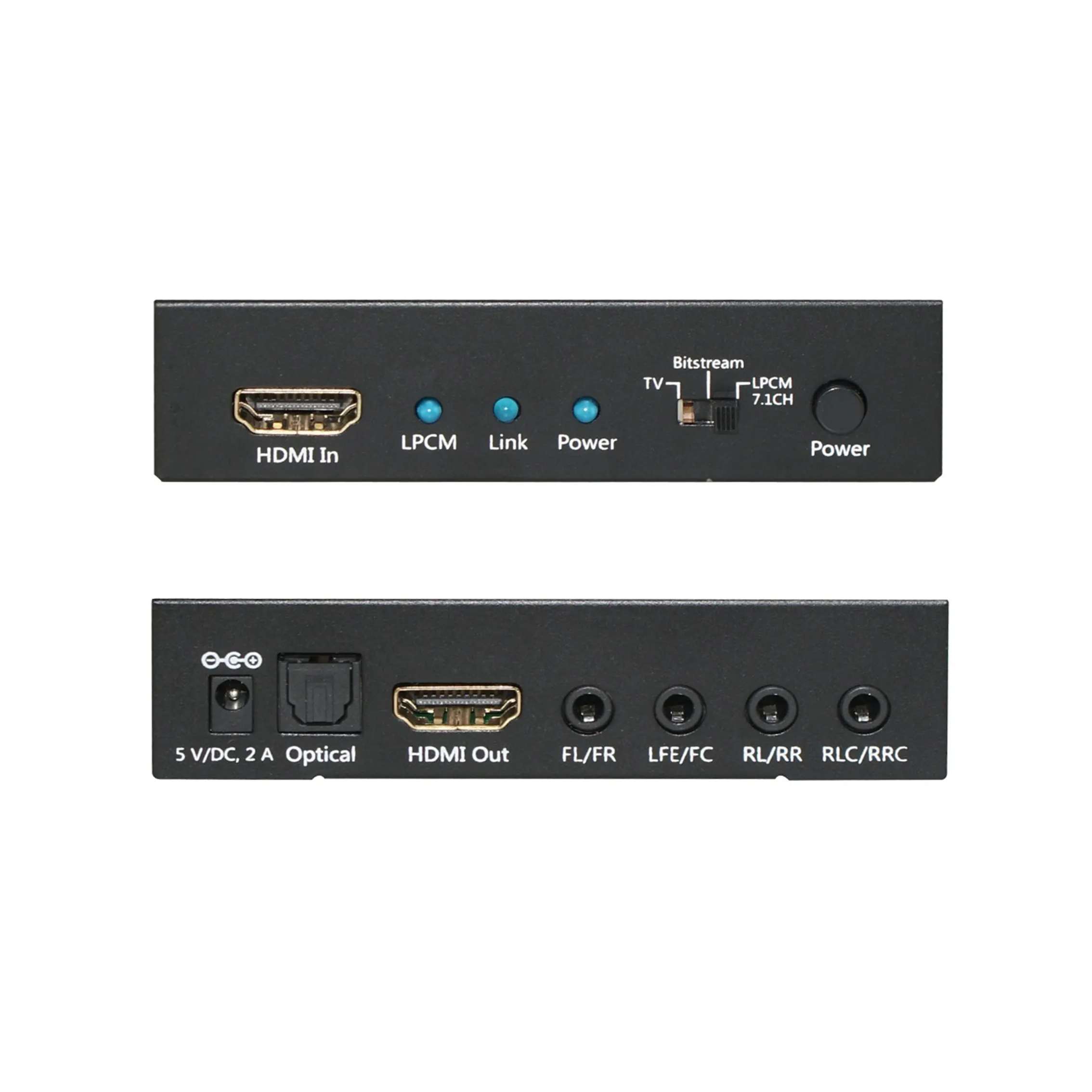 GMAX Ekstraktor Audio HDMI, Perlengkapan Audio & Video Eksklusif Unik 4K X 2K Seri 7.1 HDCP 1.2