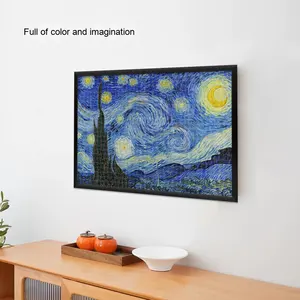 <span class=keywords><strong>Van</strong></span> <span class=keywords><strong>Gogh</strong></span> Paysage Peinture à l'huile Jigsaw <span class=keywords><strong>Puzzle</strong></span> 1000 pièces Haute difficulté DIY Bois Papier Jouet pour le soulagement du stress et l'apprentissage - Product Image 2