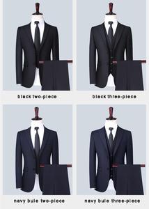 Esmoquin de Lujo para Hombre de Talla Grande con Botonadura Sencilla y Pantalones para Boda de Alta Calidad con Certificación GOTS Antiarrugas de Lana/Poliéster - Product Image 2