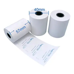 Rollos de papel térmico para caja registradora, 57mm, precio de fábrica