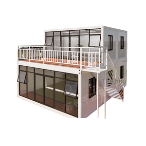 Hai Tầng thép container hiện đại thoáng khí tích hợp nhà ở khu dân cư gói hộp phòng khách khu vực danh lam thắng cảnh di chuyển đơn giản - Product Image 1