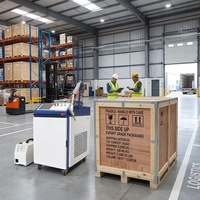 VOIERN Meilleure Vente 1500W 2000W 3000W Machine de Soudage Laser Fibre Portative 3-en-1 pour l'Élimination de la Rouille sur l'Acier Inoxydable et l'Aluminium