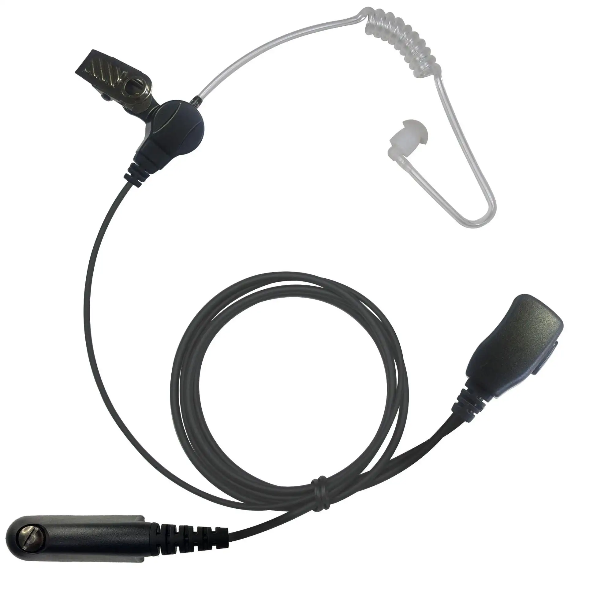 Clear Air Tube Mic,Vhf Handheld Radio Earpiece,Headset for Walkie Talkie GP328 GP338 GP380 GP340 For motorola
