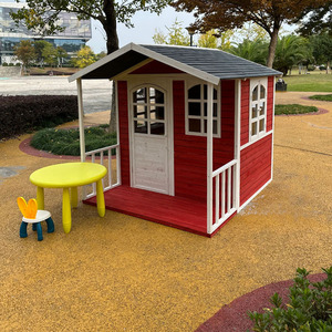 <strong>Large</strong> Outdoor Wooden Pet Playhouse for <strong>Dogs</strong> and Cats Sensory Interactive Cedar Game <strong>House</strong> - Product Image 4