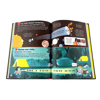 Libros de cartón rígido para niños, libros infantiles personalizados en inglés, libros 3D de cartón, impresión offset, papel artístico
