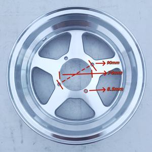 <span class=keywords><strong>Llantas</strong></span> de 10 pulgadas, ruedas delanteras y traseras de aleación de aluminio, cubo para bicicleta de mono, rueda de motocicleta de mono pequeño modificada - Product Image 6