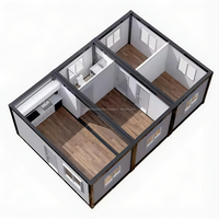 Casa Mobile di Qualità Superiore, Lussuosa Cabina in Acciaio di Grandi Dimensioni, Installazione Rapida, Prodotta in Cina