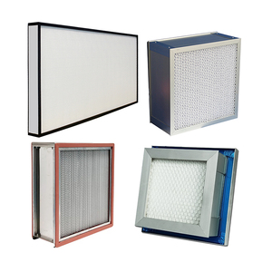 Filtro de Aire HEPA <span class=keywords><strong>H14</strong></span> de Alto Flujo con Mini-Pleats y Sello de Gel Lateral Superior 484x484x95 para Quirófanos y Purificadores de Aire de Salas Blancas - Product Image 6