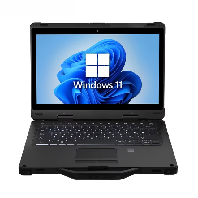 ODM/OEM Intel 13.3 Inch Brand New Rugged Laptop Core I7 5G Touch Panel Anti-peeping Camera Fingerprint Backlit Keyboard English