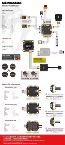 DIATONE MAMBA Flight Controller <strong>F405</strong> <strong>MK2</strong> V2 ICM42688P 55A BLS Stack 3-6S Blhelis DSHOT600 OSD FPV Racing 30*30 50g CE ROHS - Product Image 5