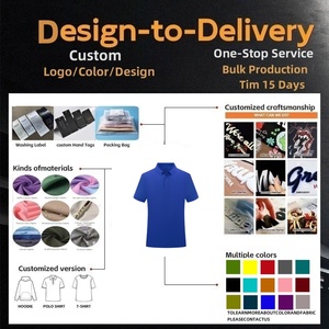 เสื้อโปโลผู้ชายแฟชั่นลำลองสีพื้น OEM สกรีนโลโก้ได้ รุ่น TKAN24Z เสื้อโปโลผ้าฝ้ายเนื้อนุ่ม ระบายอากาศดี แขนสั้น สำหรับฤดูร้อน - Product Image 3
