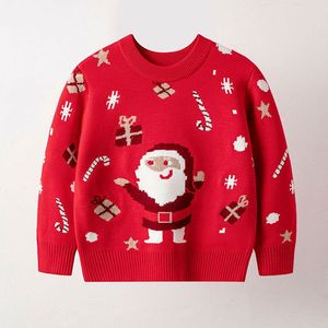 Vêtements de noël pour enfants automne hiver garçons filles pulls en tricot haut bébé pulls vêtements pour enfants - Product Image 1