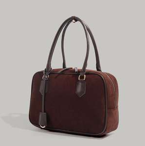 <span class=keywords><strong>2025</strong></span>阿里巴巴快速送货其他材料女式麂皮手袋女士手提袋，新款时尚户外假日麂皮手袋在线 - Product Image 3