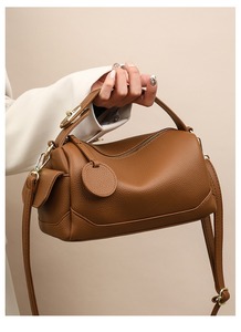 Borsa Boston in Vera Pelle per Donna, Nuovo Design 2026, Pronta Consegna, Vendita all'Ingrosso, Borsa a Tracolla e a Mano - Product Image 2