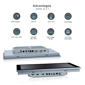 TPM 2.0 Hardware Security 18.5" Optical Bonding Low Power Consumption Industrial Panel PC - Product Image 2