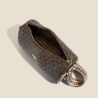 Sac bandoulière cylindrique pour femme, sac à main de créateur en PU à imprimé géométrique classique, fermeture éclair, échantillon gratuit