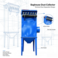 Système de dépoussiérage industriel à filtre à sacs, type Pulse Baghouse, avec convoyeur à vis pour le nettoyage des poussières des moulinets à céréales et aliments pour animaux