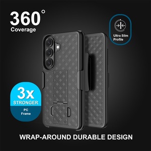 Factory Custom PC Hard Armor Holster Belt Clip Combination Bracket Mobile Phone case for Samsung Galaxy S26 Series - Product Image 2
