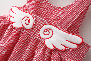 Vente en gros de robes d'été pour bébés, vêtements pour enfants, robes de fée roses pour filles avec ailes, fournisseur chinois - Product Image 4