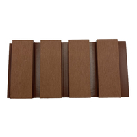 Wpc revêtement mural en plastique bois composite stratifié 219*26mm panneaux muraux pour décoration extérieure façade