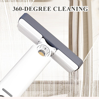 Mini serpillière auto-essoreuse rapide et portable pour petits espaces, salles de bain, cuisines, vaisselle, bureaux et surfaces en verre