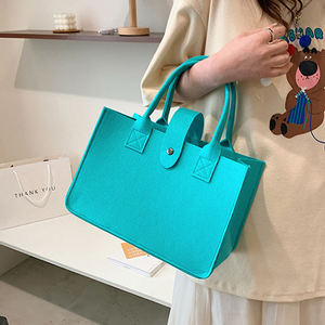 Bolsa <span class=keywords><strong>de</strong></span> Compras Grande <span class=keywords><strong>de</strong></span> <span class=keywords><strong>Fieltro</strong></span> Ecológica al por Mayor <span class=keywords><strong>con</strong></span> Logotipo Impreso Personalizado - Product Image 2