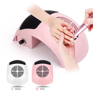 Nail Dust Collector Strong 80W Manicure Salon Fan Vacuum Cleaner Nail Supply Nails Art Polishing Suction Vacuum with Hand Pillow - Product Image 5