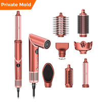 Sèche-cheveux brosse haute vitesse 8 en 1 avec boucleurs automatiques réglables, outil multi-style pour cheveux avec lisseur et diffuseur