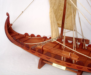 OSEBERG — livraison en bois modèle de bateau VIKINGG, artisanat, vente en gros, avec réduction, bonne qualité - Product Image 4