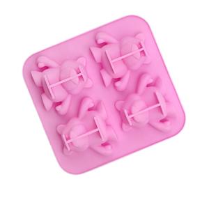 <span class=keywords><strong>Stampo</strong></span> in Silicone Monouso Xinguo XG-725 a 4 Cavità a Forma di <span class=keywords><strong>Orsetto</strong></span> Fragola, Nuovo Stile, per Sapone, Resina, Candele Fai-da-te e Pasticceria Domestica - Product Image 3